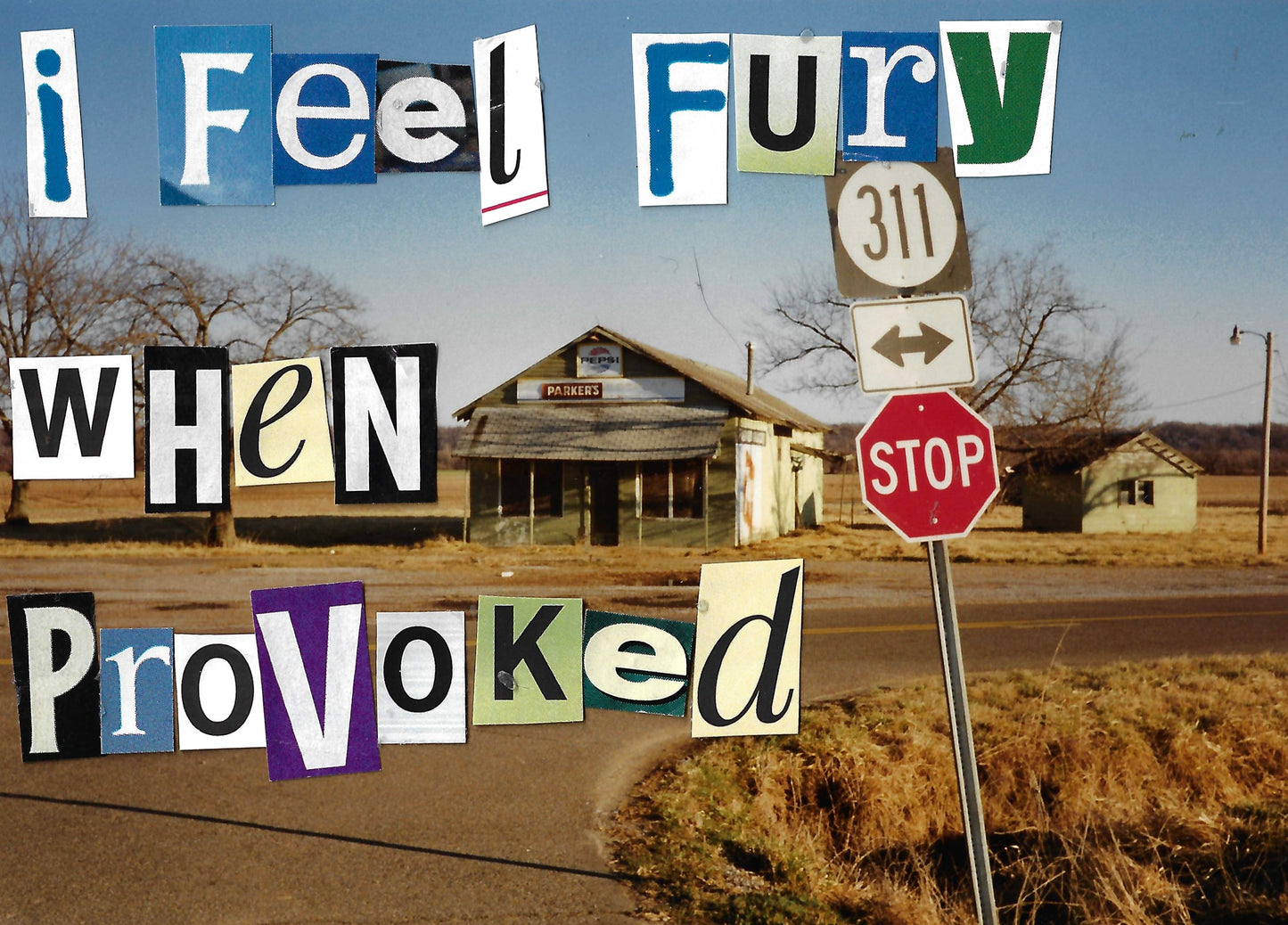 "It Didn't Start With You" original lyric video collages