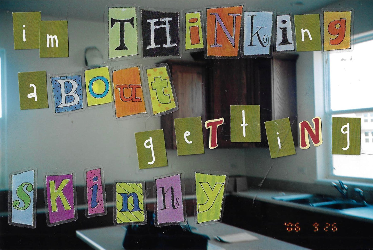 "It Didn't Start With You" original lyric video collages