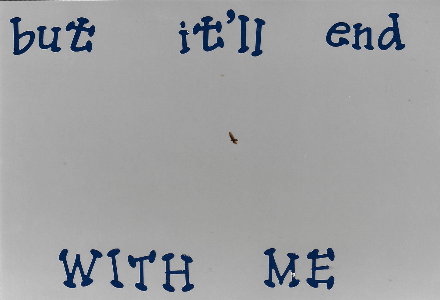 "It Didn't Start With You" original lyric video collages