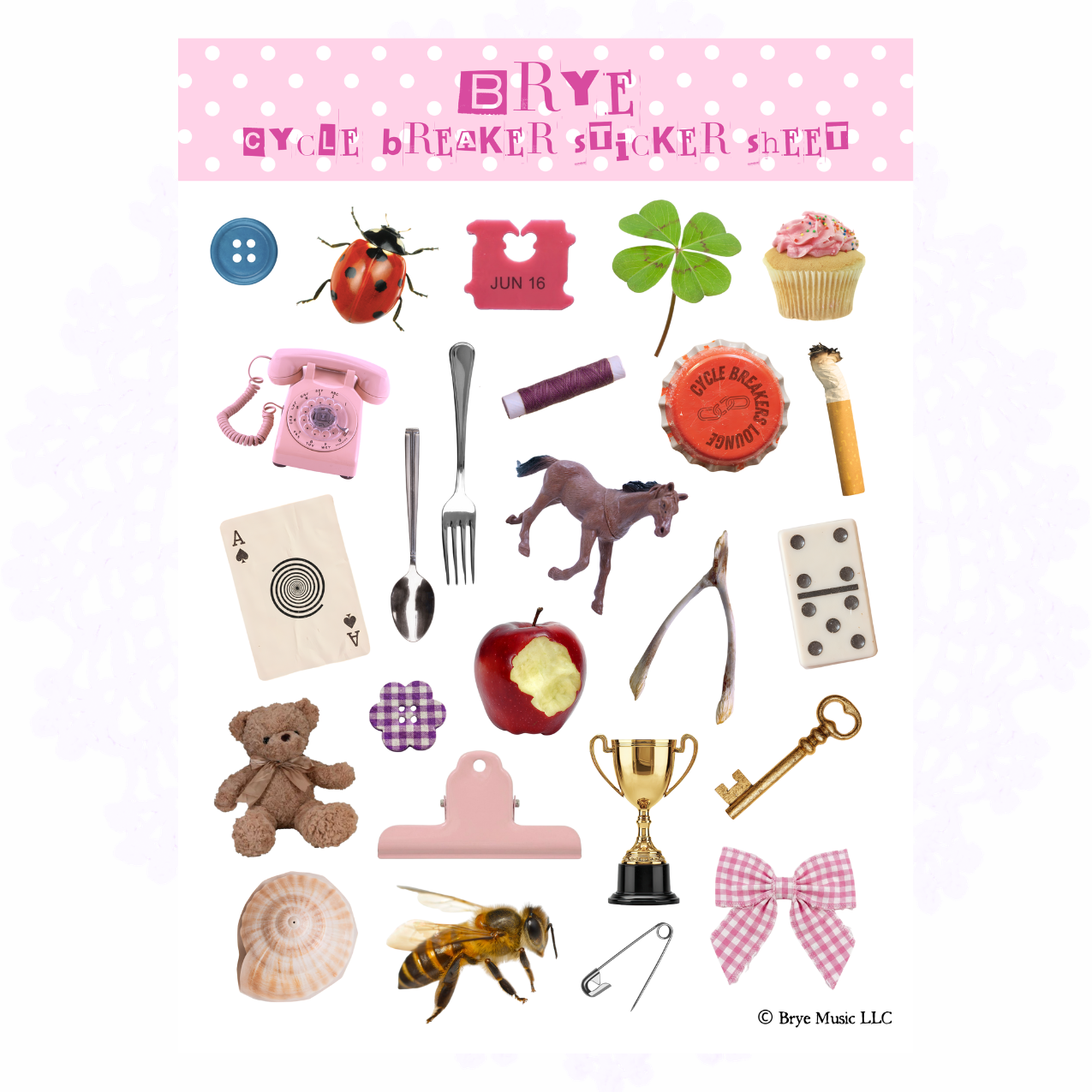 Trinket Sticker Sheet - STOLEN MERCH PRE ORDER