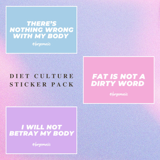 DIET CULTURE STICKER PACK