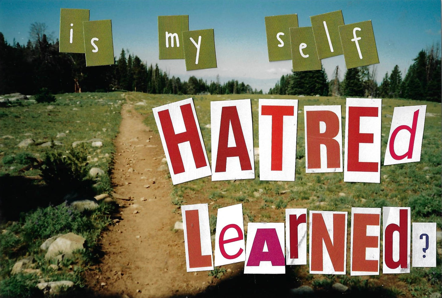 "It Didn't Start With You" original lyric video collages
