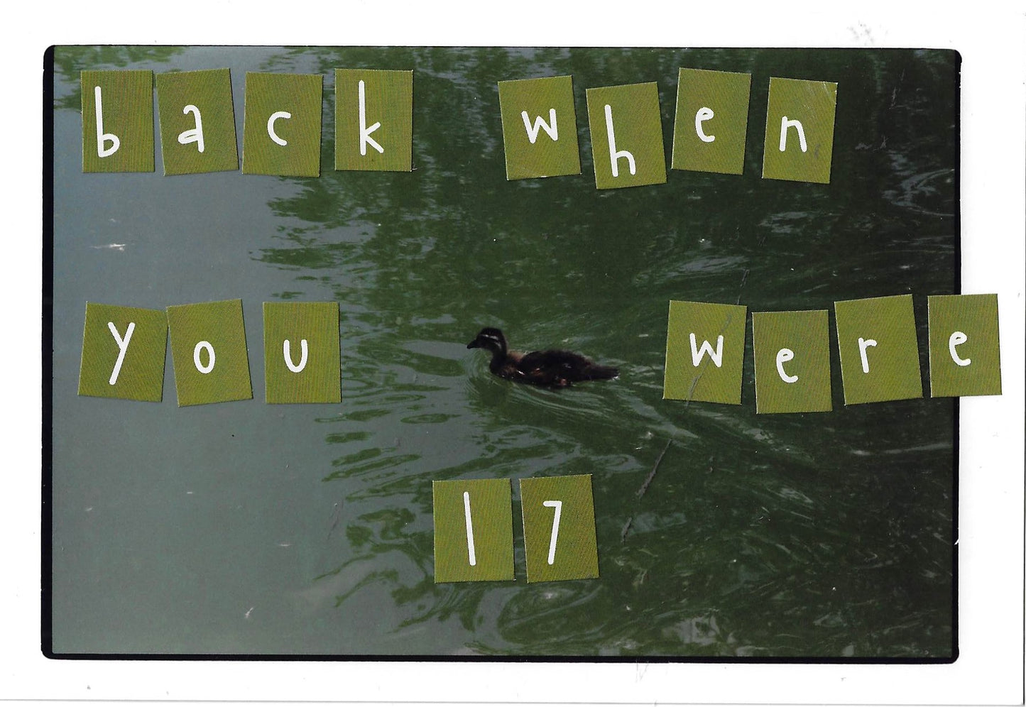 "It Didn't Start With You" original lyric video collages