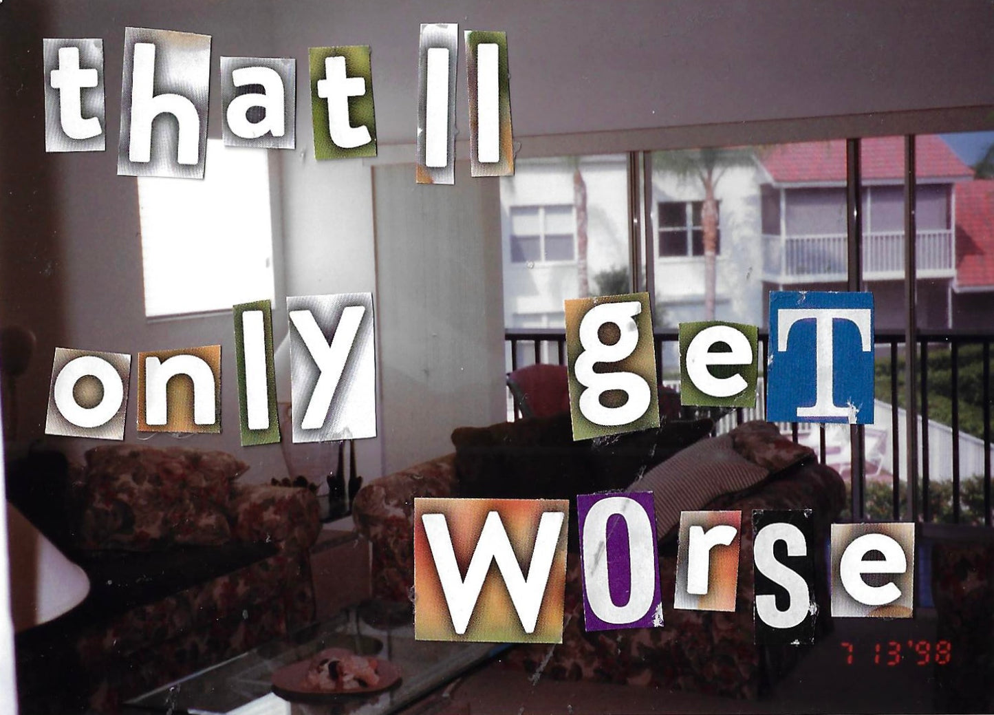 "It Didn't Start With You" original lyric video collages